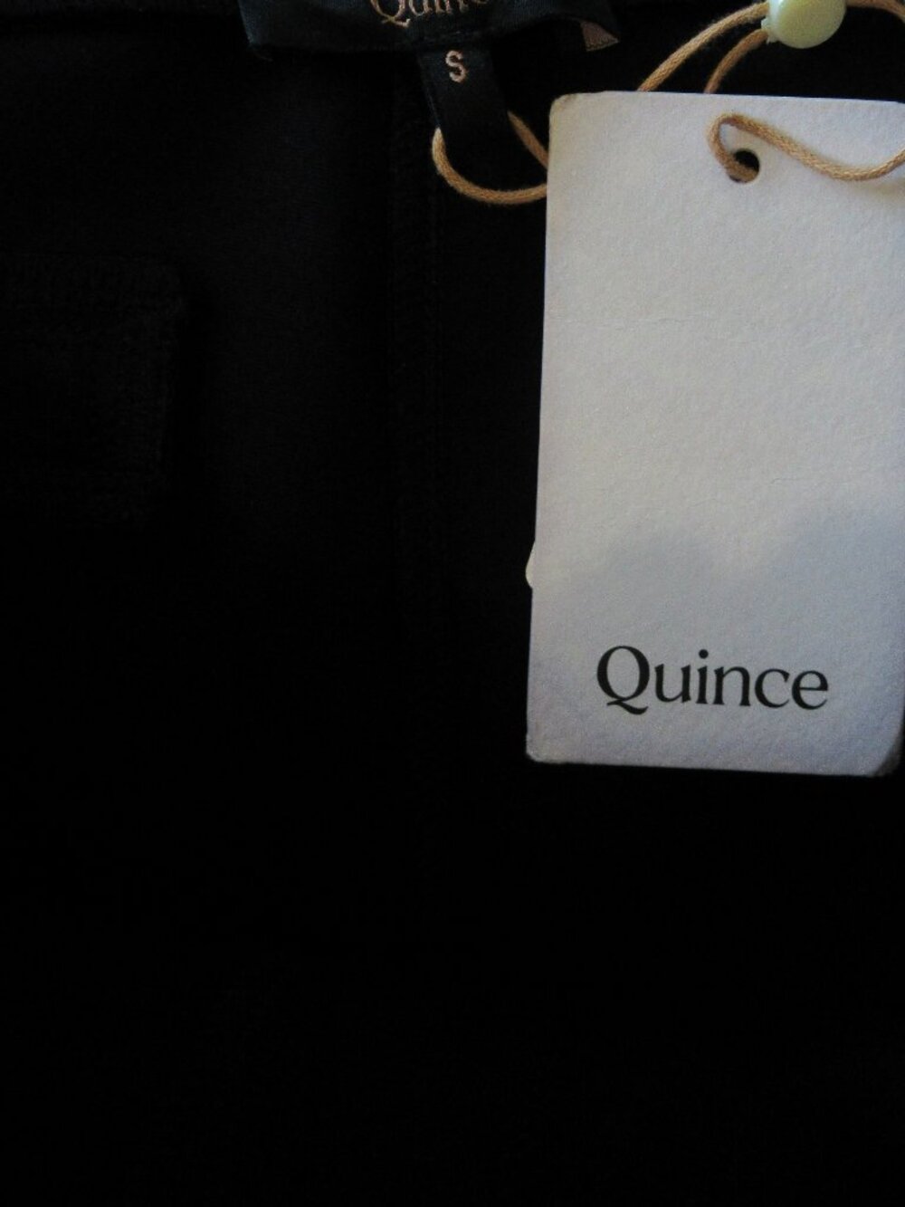 QUINCE Black Ultra-Stretch Ponte Straight Leg SP Pants NWT - Picture 3 of 3
